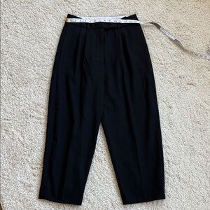 Wilfred by Aritzia Elegant Black Trousers